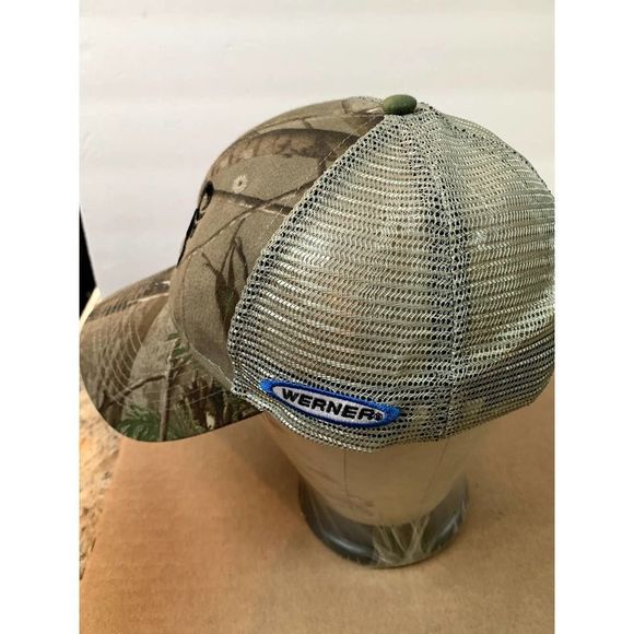 Dodge Ram Werner R & M Tools Hat Cap Structured Mesh Snapback CamouflageNWOT - Picture 4 of 7